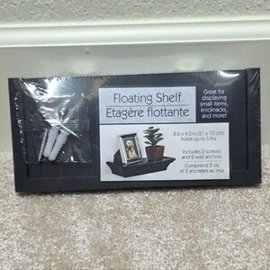 Cute Floating Shelf For Small Knicknacks - Black